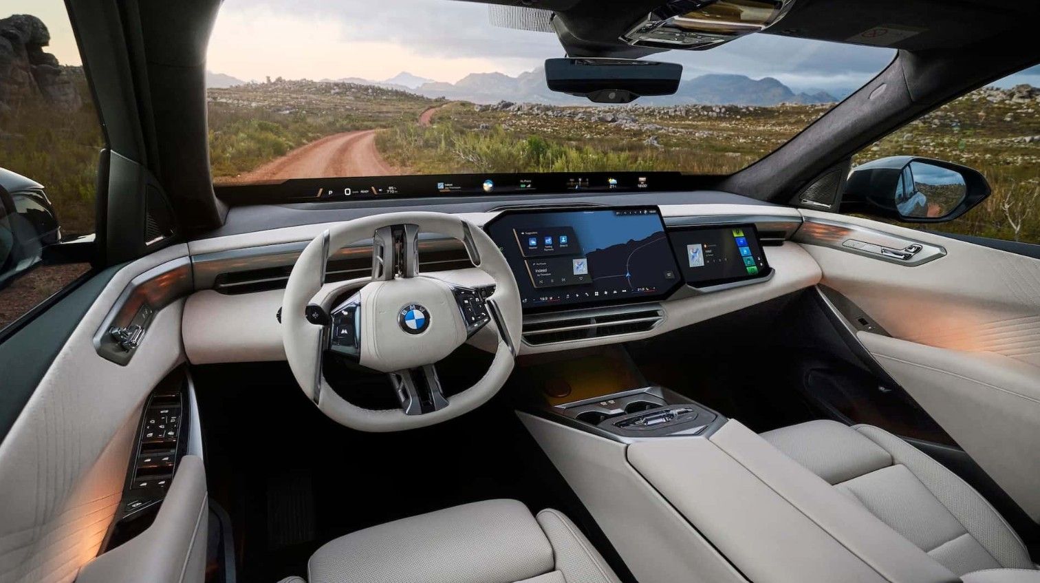 داخلية بي ام دبليو X5 2027 - شاشة Panoramic iDrive